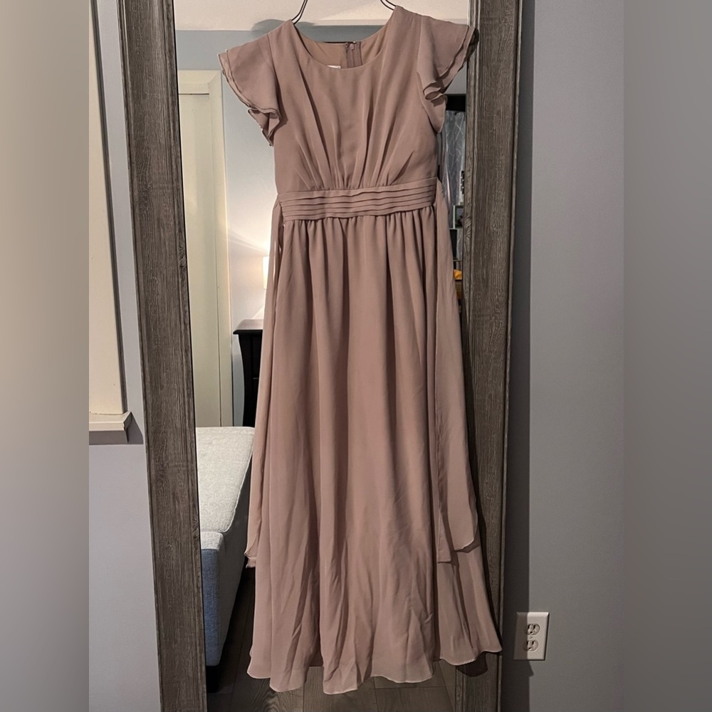 COPY - Birdy Grey. Junior Bridesmaid Dress.